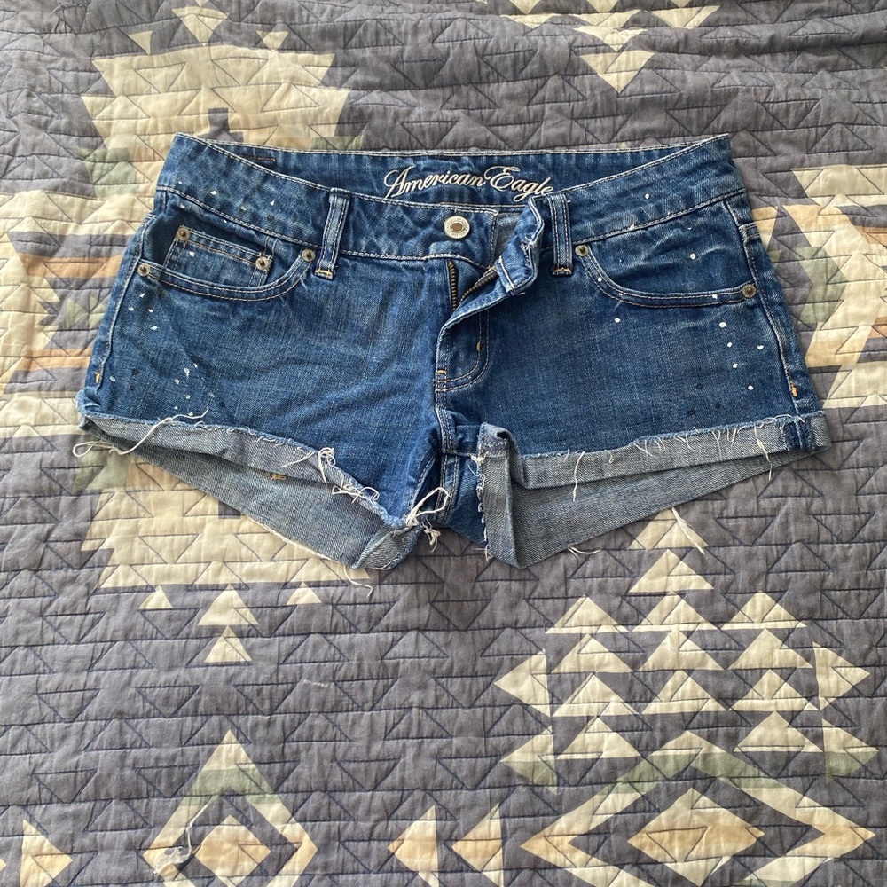 Vintage American Eagle Denim Blue Jean Cut off Shorts Daisy Dukes Womens 6